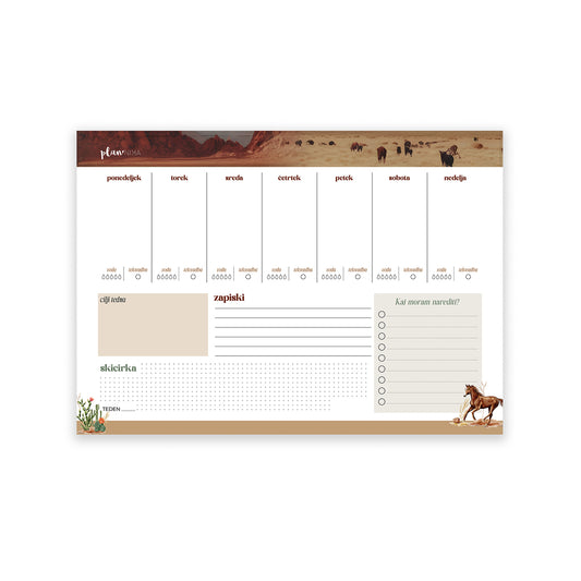 NAMIZNI PLANER  "ZAHOD"